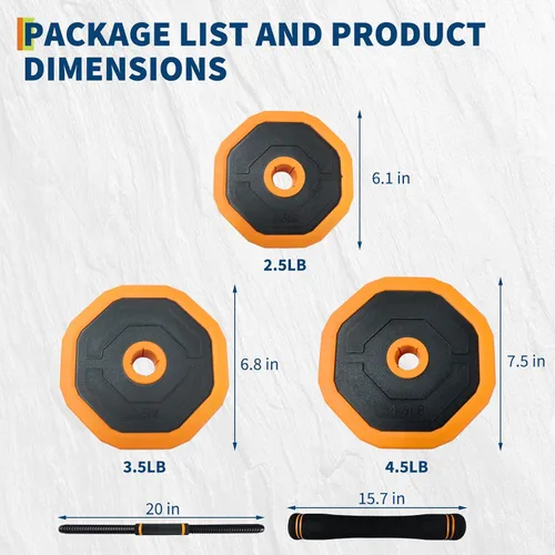 Vista 2 de GarveeLife Juego de mancuernas ajustables 4 en 1, juego de pesas utilizadas como mancuernas, pesas rusas y soporte de levantamiento de pesas,