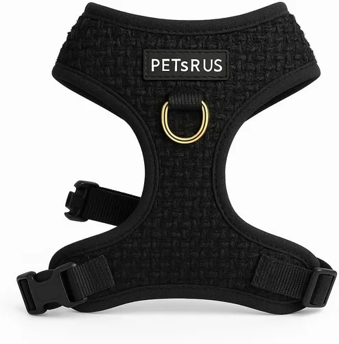 Vista 15 de Arnés para perro premium ajustable sin tirones de neopreno, lujoso, transpirable, ligero, para perros pequeños y medianos, cómodo, chaleco