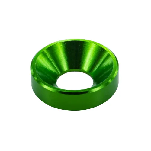 Vista 16 de [60 piezas] Arandelas avellanadas de acabado M3, aleación de aluminio anodizado, arandelas de cabeza/juntas/arandelas de copa para tornillo Negro