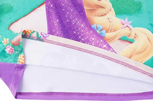 Vista 7 de Vestido de princesa para niñas pequeñas vestido casual con estampado de dibujos animados