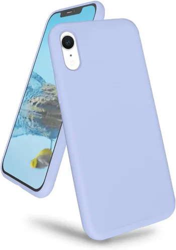 Vista 11 de K TOMOTO Compatible with iPhone XR Case, Drop Protection Liquid Silicone Gel Rubber Full Body Bumper Cover with Soft Microfiber Shockproof Phone
