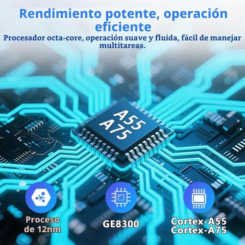 Vista 4 de Raemond Tablet Android 15 de 10 pulgadas con funda, 18 GB de RAM 128 GB de ROM, 1280 x 800 IPS HD Widevine L1, Octa-Core, 1TB expandible, WiFi 6