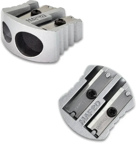 Vista 2 de Maped 20 sacapuntas de metal clásico de 2 agujeros (506700)