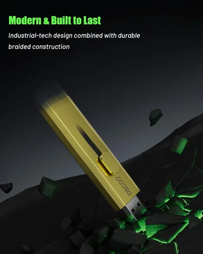 Vista 6 de Disco duro externo SSD de 512 GB, hasta 1100 MB/s USB 3.2 Gen 2 Dual-Drive Tipo-C + A, disco SSD portátil de pulgar, unidad flash 2 en 1 para iPhone