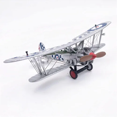 Vista 2 de Bristol Bulldog Biplane 1/72 Modelo de avión fundido a presión (Bristol Bulldog)