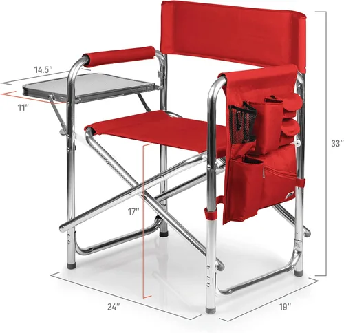 Vista 3 de PICNIC TIME Silla deportiva NHL Rojo