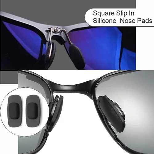 Vista 6 de Almohadillas de silicona suave para la nariz, almohadillas de nariz para gafas de sol, almohadillas de nariz deslizantes