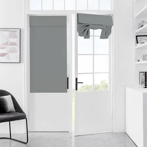 Vista 22 de Cortinas para puerta de aula, cortina de ventana con protección total de privacidad, panel de ventana opaco sólido, para puertas de vidrio, puertas