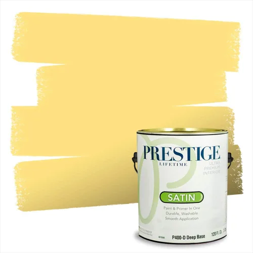 Vista 224 de PRESTIGE Pinturas de pintura exterior e imprimación en uno, 1 galón, plano, combinación comparable de Benjamin Moore* Pila de heno