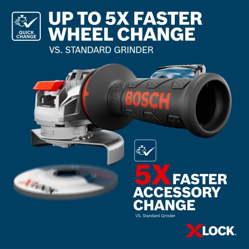 Vista 3 de Bosch DBX4541E Hoja de diamante de borde segmentado X-Lock Xtreme de 4-1/2 pulgadas