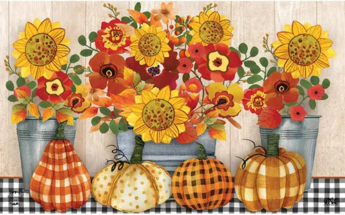 Briarwood Lane Felpudo de ramo de otoño