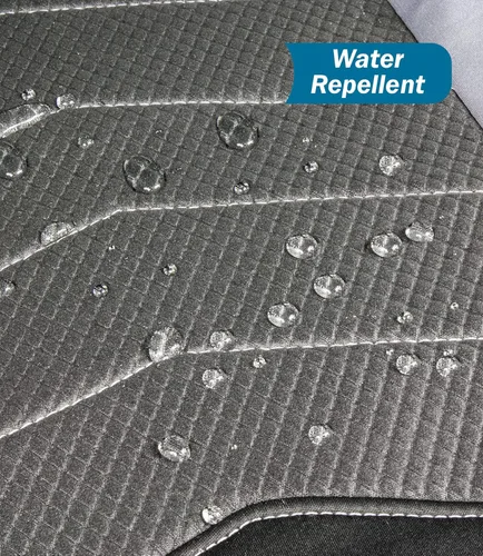 Vista 2 de Eurow Fundas de asiento de vehículo de ajuste universal, material CR repelente al agua, protege los asientos de derrames, sudor y desgaste, ajuste