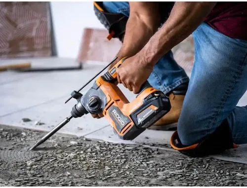 Vista 8 de Martillo giratorio inalámbrico sin escobillas de 1 pulgada SDS-Plus de 18 V (solo herramienta)