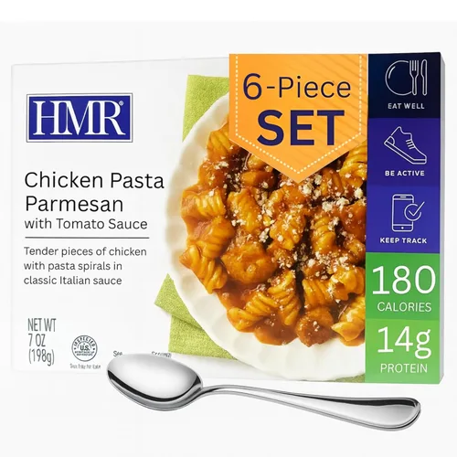 Vista 18 de HMR Lasaña con salsa de carne Almuerzo o cena preempaquetada para apoyar la pérdida de peso Lista para comer 16 g de proteína Alimento bajo
