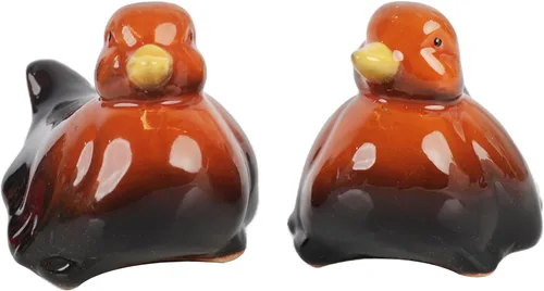 Vista 11 de Coctelera de cerámica para pájaros, salero y pimentero, decoración de cocina, pájaro retro
