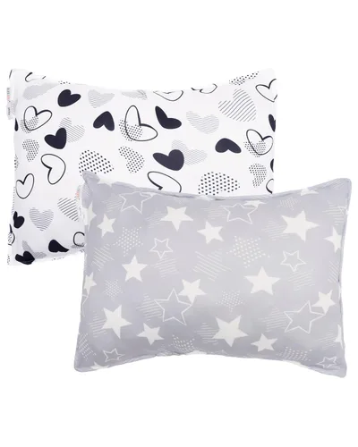 Vista 55 de ALVABABY Paquete de 2 fundas de almohada de algodón orgánico para niños pequeños, fundas de almohada para niños de 13 x 18 pulgadas o 12 x 16