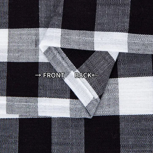 Vista 3 de GlowSol Cortinas para sala de estar, cortinas a cuadros de búfalo de 54 pulgadas de largo, cortina de ventana de granja con ojales, cortinas