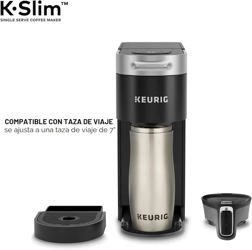 Vista 9 de Keurig K-Slim CoffeeFeer, Brewer de café Single Stefer K-CUP POD, 8 a 12oz. Tamaños de preparación, negro