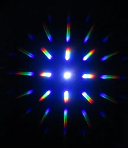 Vista 6 de Rob's Super Happy Fun Store Gafas de difracción de fuegos artificiales – 50 gafas de difracción con efecto de explosión estelar Plus1 Gafas