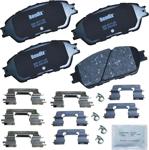 Vista 135 de Bendix Pastillas de freno delanteras de cerámica Priority1 CFC465AK2 para Acura EL 2005-1997, Honda Civic 2011-1996, Insight 2014-2010