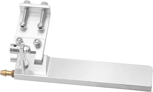 Vista 6 de Timón de barco RC de aleación de aluminio con captación de agua, dirección de absorción de succión compatible con control remoto de energía de gas