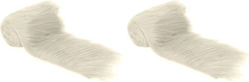 Vista 26 de FabricLA Tiras de Pelo Sintético Afelpado Verde Manzana - Pelo Artesanal para Gnomos, Cosplay y Proyectos de Bricolaje 2" X 60