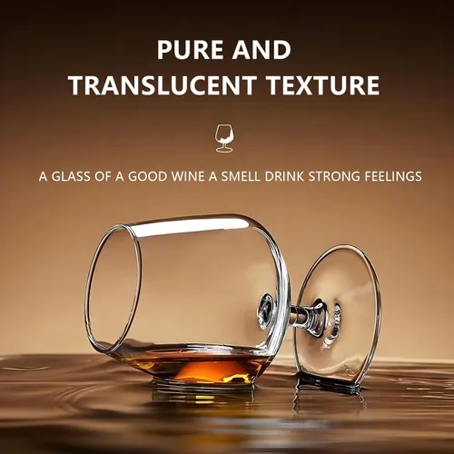 Vista 5 de Juego de 4 Vasos de Whisky, Vaso de Bourbon, Vasos Old Fashioned, Copa de Vino de Tallo Corto de 11.5 Oz para Licores, Vodka, Whisky Escocés, Coñac