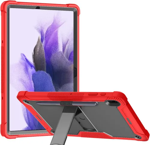 Vista 35 de Dteck Funda para tablet Galaxy Tab S8 Plus 2022/S7 FE 2021/S7 Plus 2020 de 12.4 pulgadas, piel sintética, con soporte para S Pen para Samsung Galaxy