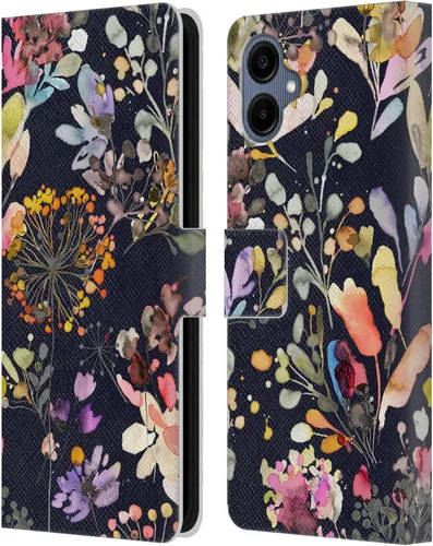 Vista 242 de Head Case Designs Officially Licensed Ninola Beige Wild Grasses Leather Wallet Case Compatible with Samsung Galaxy A07 4G