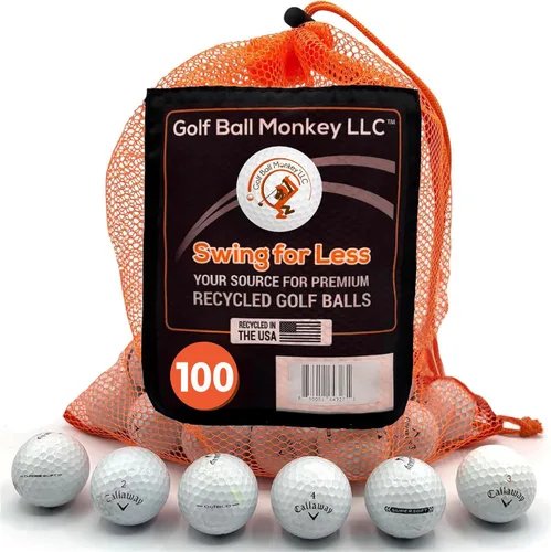Vista 14 de Golf Ball Monkey Reciclado barato para Callaway Golf Balls Mix para Callaway Supersoft Golfballs, Superfast, Superhot, Warbirds, Diablo, Hex Tour