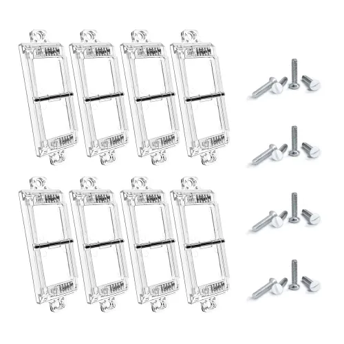 Vista 7 de Protector de interruptor de luz basculante, cubierta de placa de interruptor a prueba de niños protege tus luces de ser encendidas o apagadas