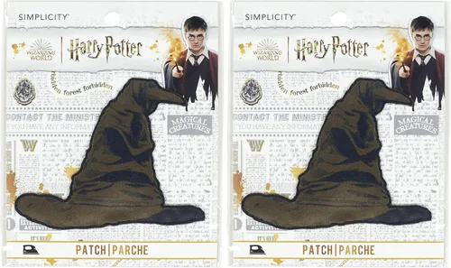 Vista 13 de Simplicity Parche termoadhesivo para gafas y cicatrices de Harry Potter para ropa, chaquetas y mochilas, 2.875 pulgadas de ancho x 1.125 pulgadas