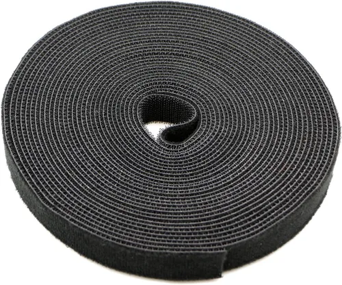 Vista 8 de Cinta de velcro reutilizable para sujetar cables, rollo de 3/4 de pulgada de doble cara con gancho