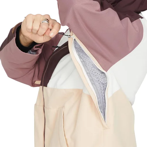 Vista 9 de Volcom Rossland - Chaqueta con capucha para mujer con aislamiento para snowboard y esquí