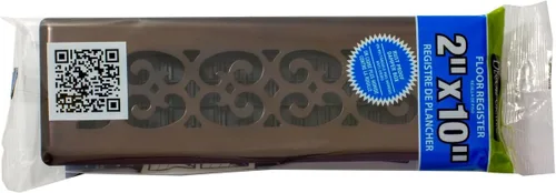 Vista 5 de Decor Grates Registro de suelo SPH210-RB, 2x10, acabado bronce frotado