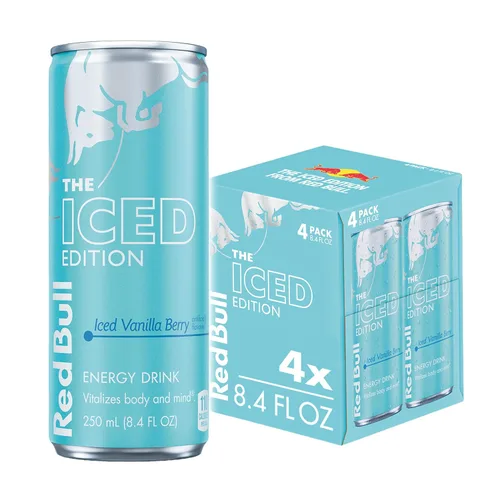 Vista 52 de Red Bull - Bebida energética, edición de coco, 8.4 onzas líquidas, paquete de 4, 33.6 onzas líquidas