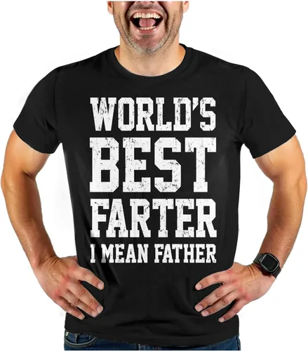 Camiseta Tstars World Best Farter I Mean Father, regalos divertidos para papá de hija hijo, camiseta graciosa para hombres A1
