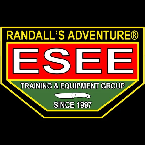 Vista 4 de ESEE Auténtico cuchillo táctico de supervivencia Candiru - Funda moldeada con placa de clip para cinturón (Hoja Negra, Funda Moldeada Negra)