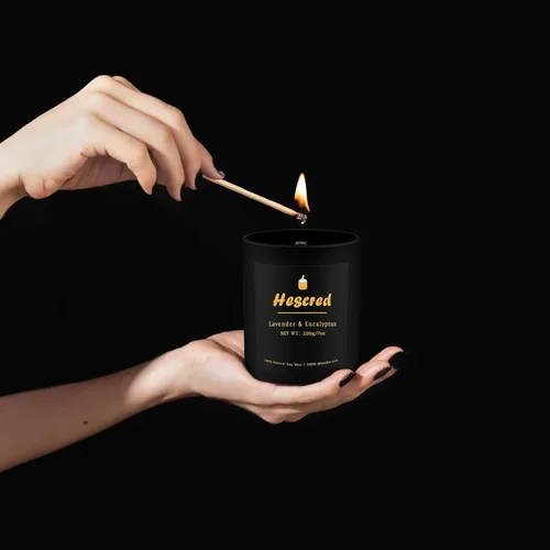 Vista 7 de Vela perfumada, velas para hombre, velas con mecha de madera de eucalipto y lavanda, velas perfumadas para el hogar, velas de soja, vela masculina