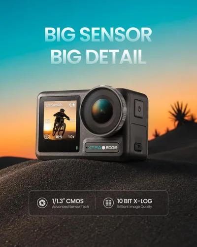 Vista 3 de Dual Battery Bundle, 1/1.3" Sensor & 4K Cinematic Video, Hyper Stabilization, Waterproof Camera to 52 Ft, 3-Hour Battery, Universal Quick Mount
