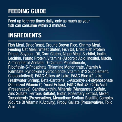 Vista 19 de Tetra Goldfish Flakes, dieta nutricionalmente equilibrada para peces de acuario, copos enriquecidos con vitamina C, 4.52 libras