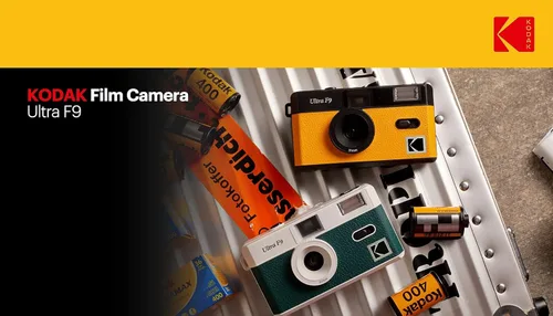 Vista 9 de Kodak Ultra F9 - Cámara de película, 1.378 in, color negro x amarillo