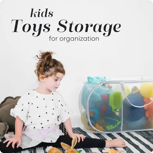 Vista 5 de Cesta plegable para la ropa sucia, plegable y plegable, material de malla duradero, se pliega para almacenamiento, asas de fácil transporte, gran