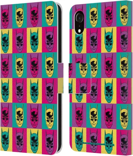 Vista 115 de Head Case Designs Funda de piel con licencia oficial de Batman DC Comics Graffiti Logo Vintage Fashion compatible con Apple iPhone 12 / iPhone 12