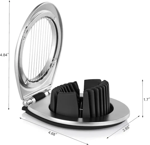 Vista 2 de New Star Foodservice 42634 Cortador de huevos de servicio pesado con 3 estilos de corte (solo lavado a mano)