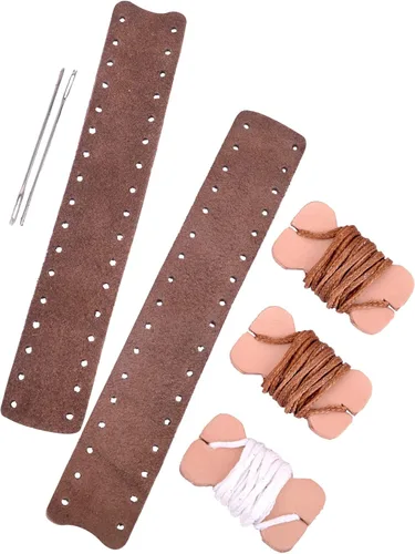 Vista 15 de Envoltura de palanca de cuero de gamuza para rifles y escopetas de acción de palanca, hecha a mano