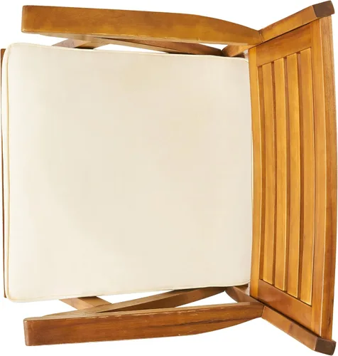 Vista 13 de Christopher Knight Home Hermosa - Juego de comedor de madera de acacia, 5 piezas, acabado de teca