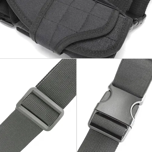 Vista 5 de Funda ajustable para pierna derecha, para hombres y mujeres, 0.354 in