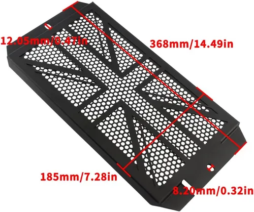 Vista 3 de ESPEEDMTC para Triumph THRUXTON 1200/R/RS/TFC 2016-2022 Protector de rejilla de radiador Protector de guardabarros Cubierta de protección Accesorios