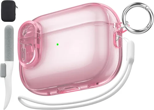 Vista 57 de Funda Valkit Compatible para AirPods Pro, Funda Protectora Transparente y Suave a Prueba de Golpes para AirPods Pro Gen 2ª/1ª (2023/2022/2019)